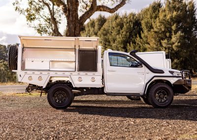 Hilux Fleet Full Time Aluminium Service Body - Canero Industries