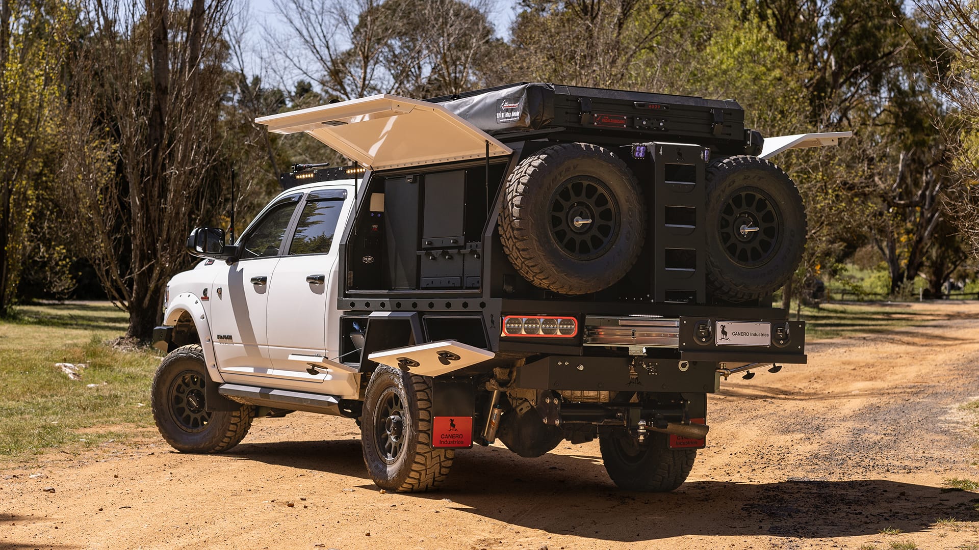 46. Ram 3500 Premium Canero Aluminium Tray & Canopy-1