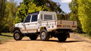79 Series Landcruiser Gen 2 alloy tray - Canero Industries