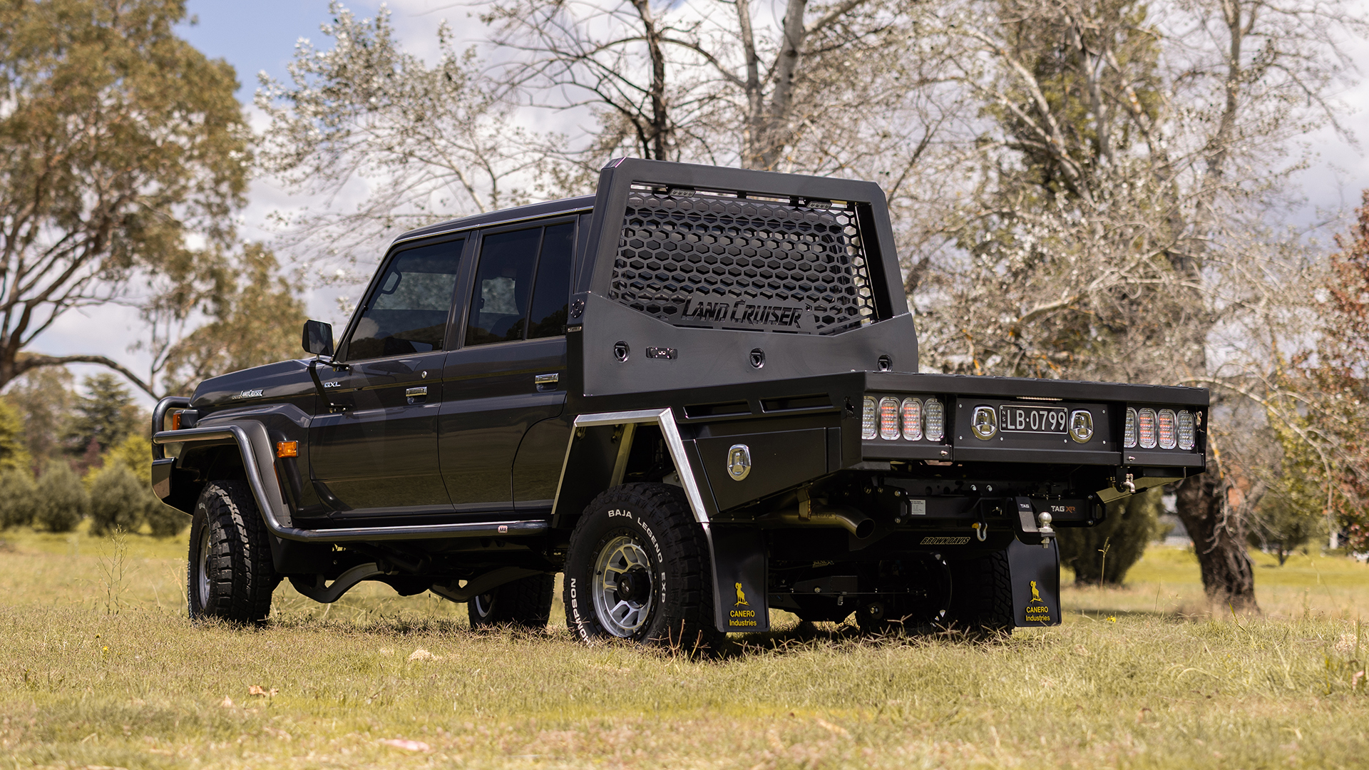61. LandCruiser 79 Series Premium Canero Steel Tray-1