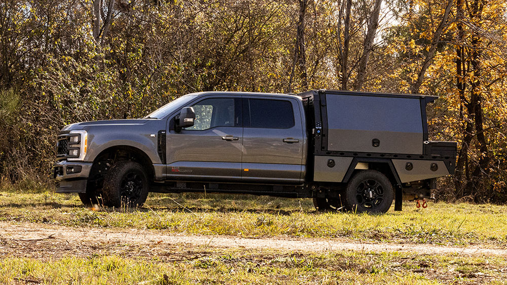 78. F250 Super duty Lift Off Canopy Three Quarter-2