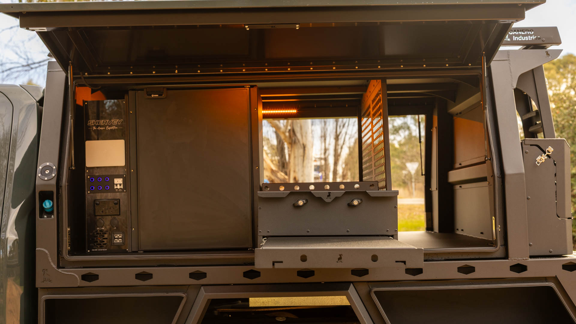 0P7A9622 (1) Chevrolet Silverado Tray and Canopy Builds - Canero Industries