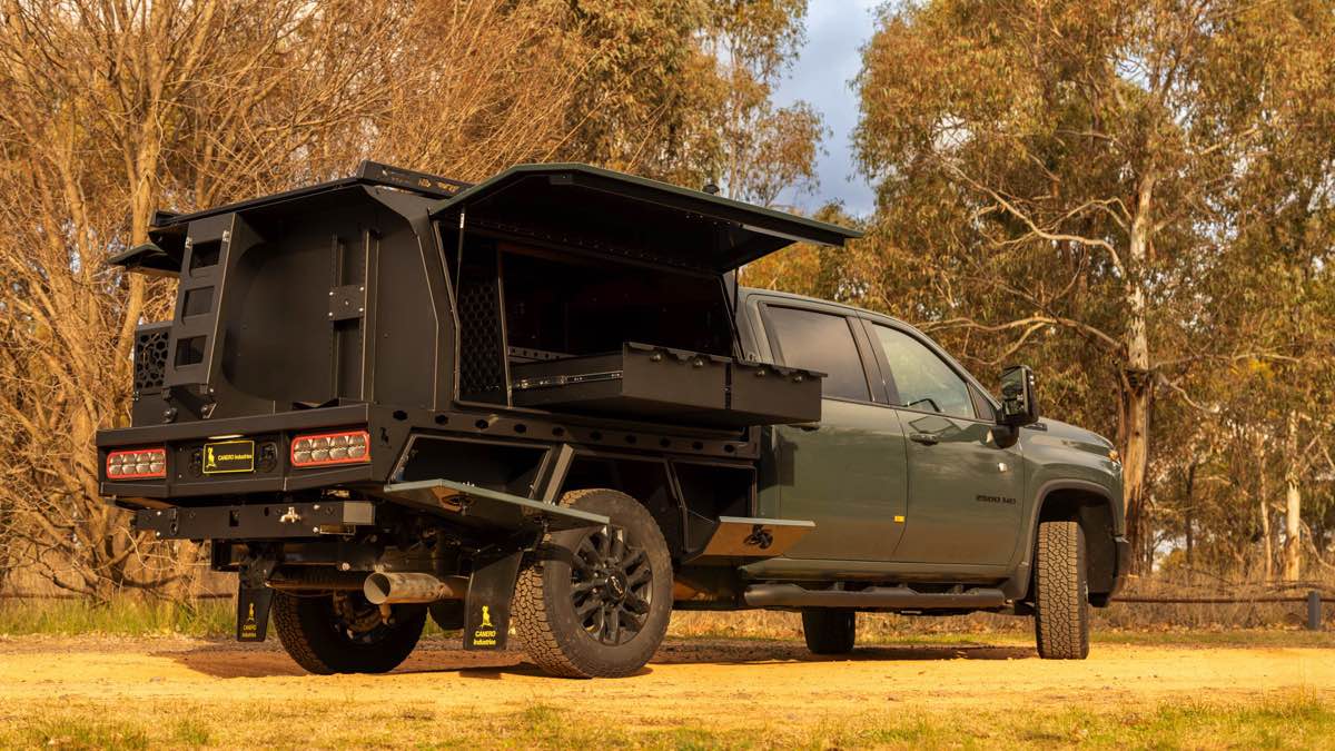 Chevrolet Silverado 2500HD Canopy and Ute Tray - Canero - Back