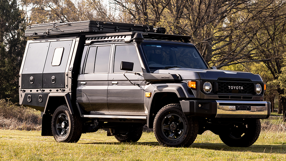 79 Series LandCruiser alloy tray & canopy - Canero Industries