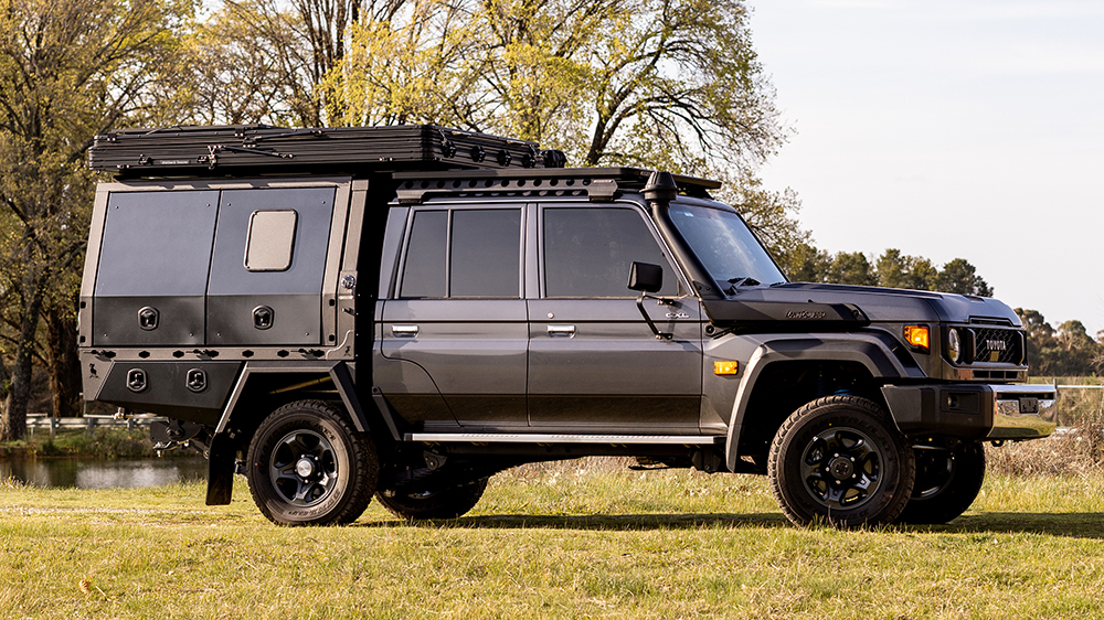 79 Series LandCruiser alloy tray & canopy - Canero Industries