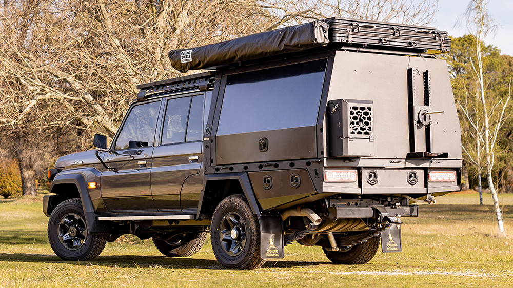 79 Series LandCruiser alloy tray & canopy - Canero Industries