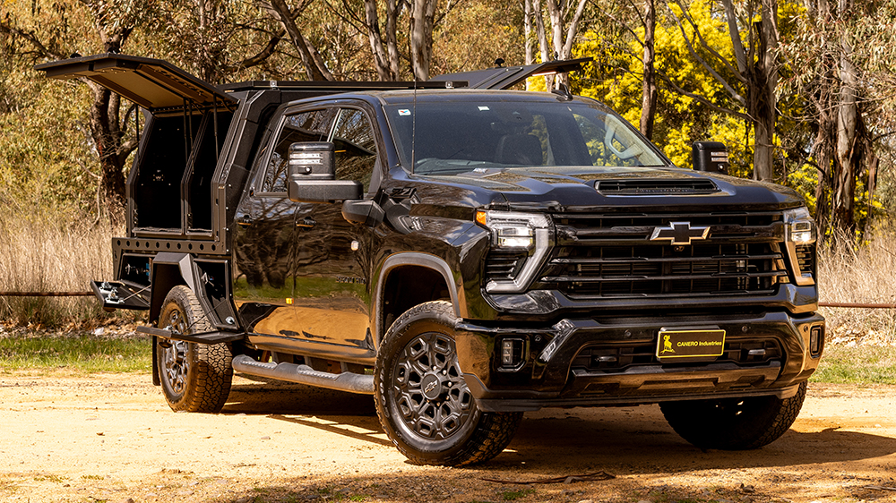 Chevrolet 2500 premium aluminium tray & canopy - Canero Industries