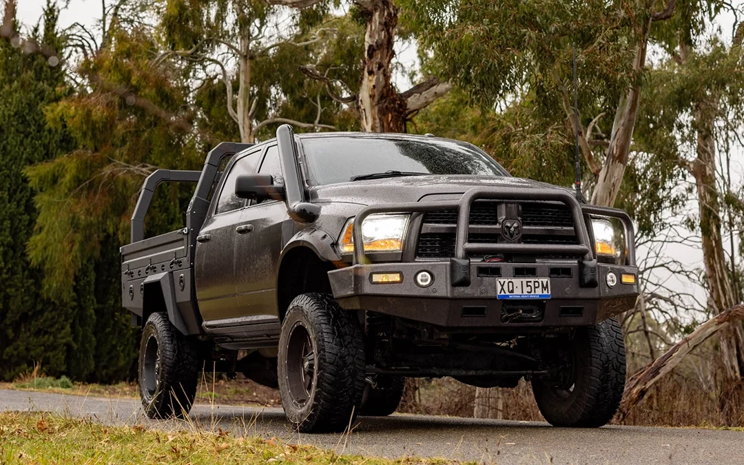Huge Ram 3500 with our Alloy Tray: The Ultimate Workhorse